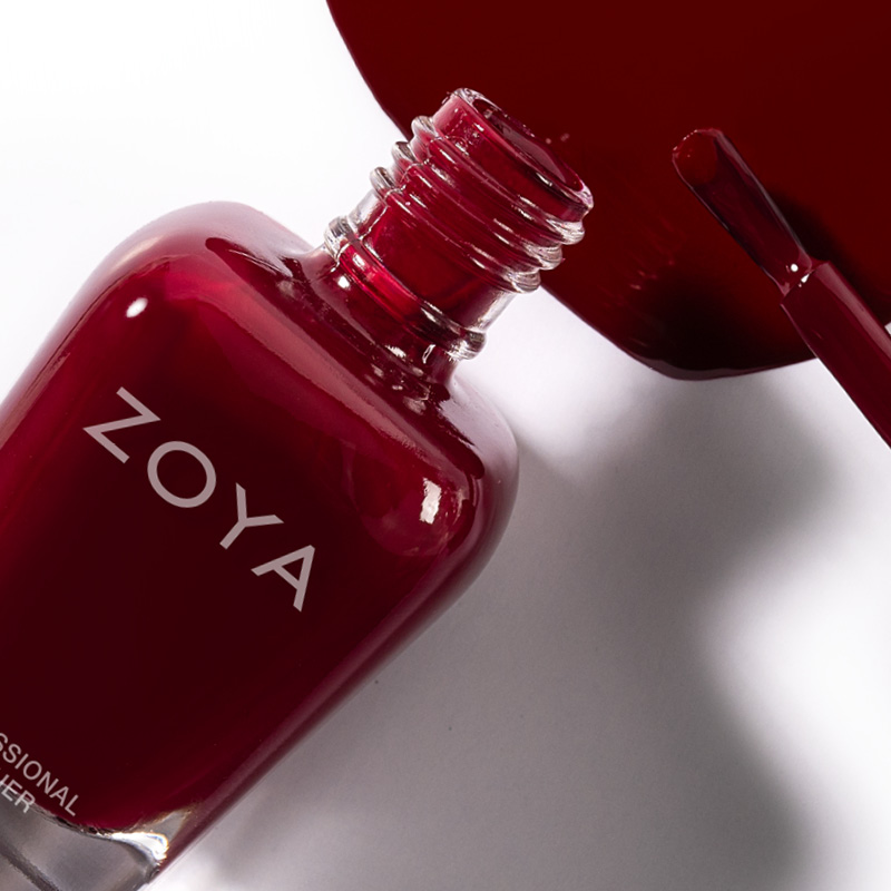 Merritt | Smoldering muted black cherry cream Long Lasting Vegan Nail Polish | ZOYA3