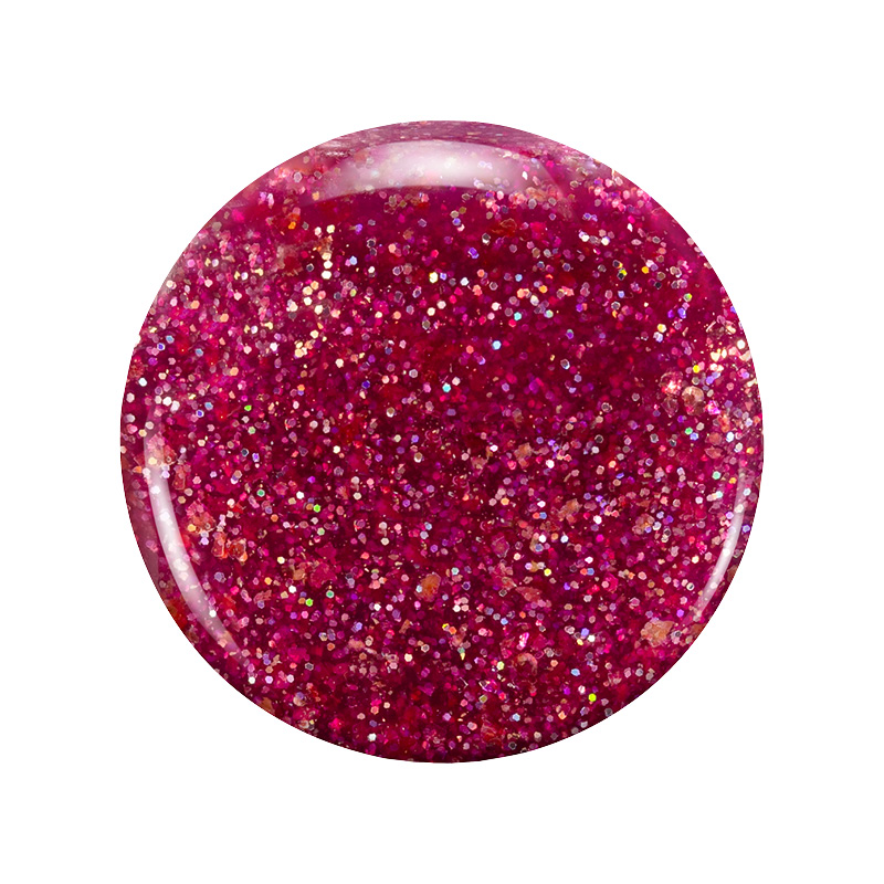 Adelaide | Dreamy rose pink flake holographic glitter Long Lasting Vegan Nail Polish | ZOYAspill