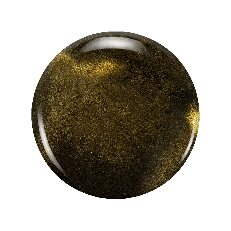 Lowell | Wistful deep olive green burnished gold crushed velvet metallic Long Lasting Vegan Nail Polish | ZOYAspill