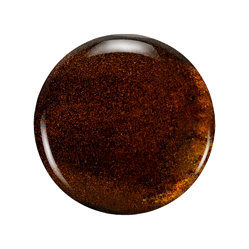 Thatcher | Warm chestnut burnished gold crushed velvet metallic Long Lasting Vegan Nail Polish | ZOYAspill