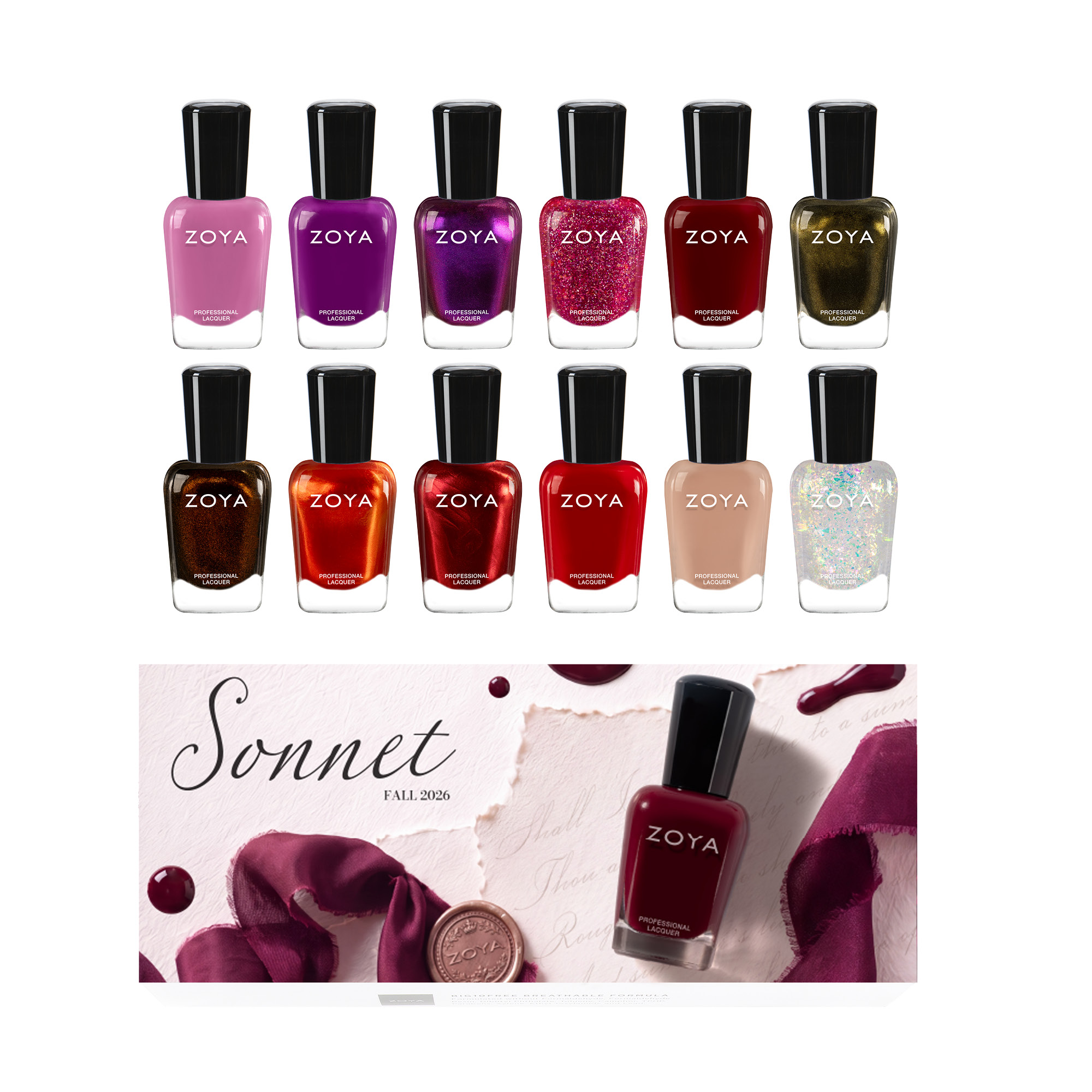 Sonnet Bundle | Complete Fall 2026 Nail Polish Collection | ZOYAspill