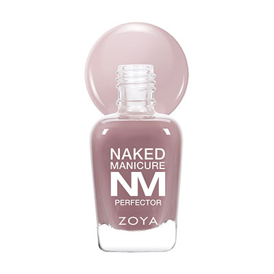 Zoya Nail Polish in Mauve Perfector Bottle and Spill
