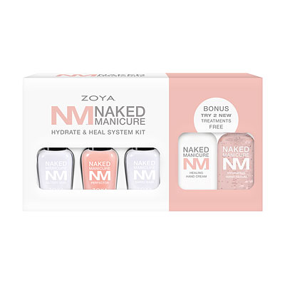 ZPNMWOMENKIT1702QUAD Naked Manicure Hydrate & Heal Kit holiday holliday gift sets stocking stuffers (main image)