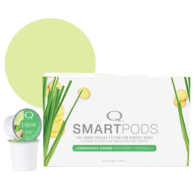 Soak: Pedicure Manicure Lemongrass Ginger 24 x Single Use Pods | SMART SPA | SMART PODS